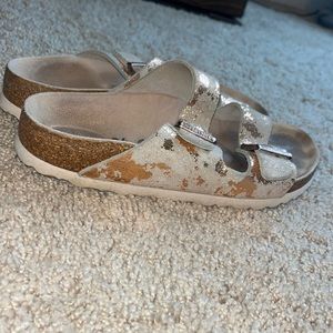 Arizona Vintage Suede leather Rose Copper Birkenstocks